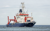 The research Vessel Meteor.