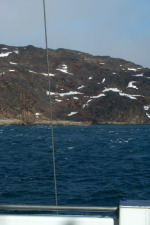 Rettungsboot von weitem