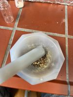 Schlämmen in Grob- und Feinfraktion