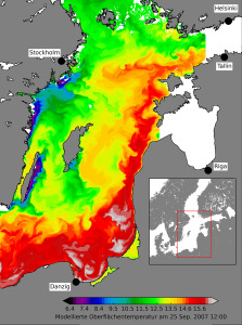Meeres-Wirbelbildung