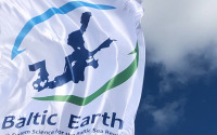 Fahne des internationalen Forschungsnetzwerks Baltic Earth
