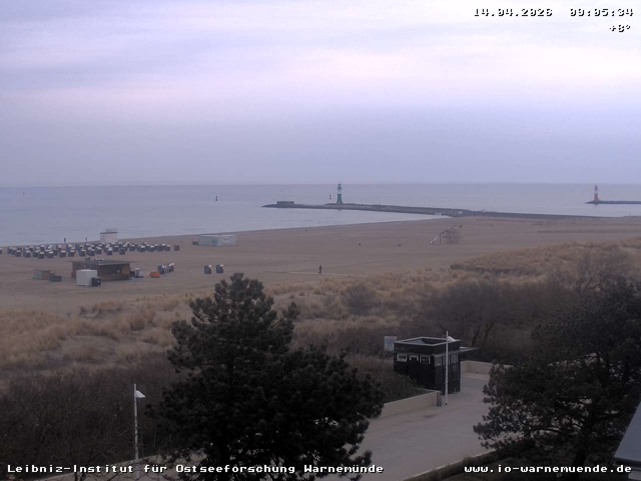 Webcam vom Warnemünder Strand